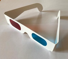 Brýle 3D anaglyfové