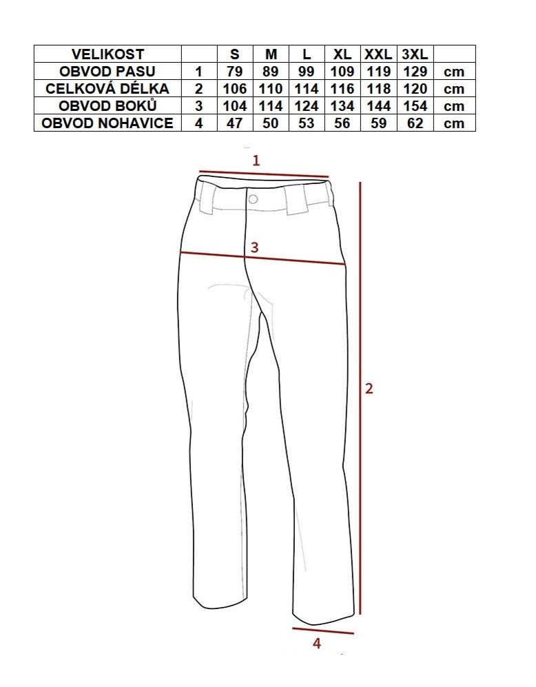 Kalhoty US střih ACU rip-stop vz.95