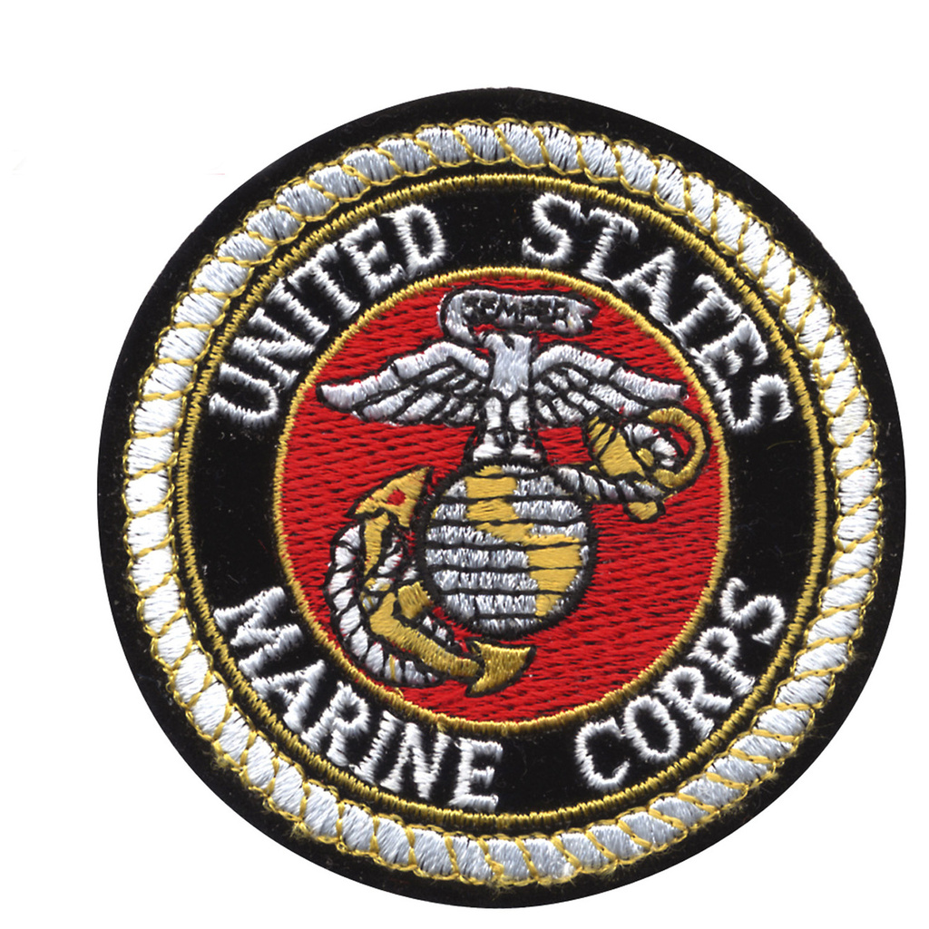 Nášivka DELUXE USMC kulatá 7,5 cm