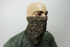 Šátek multifunkční s lebkami zelený