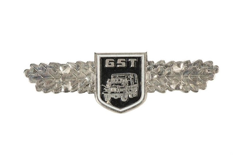 Odznak kvalifikační klip pro řidiče GST 