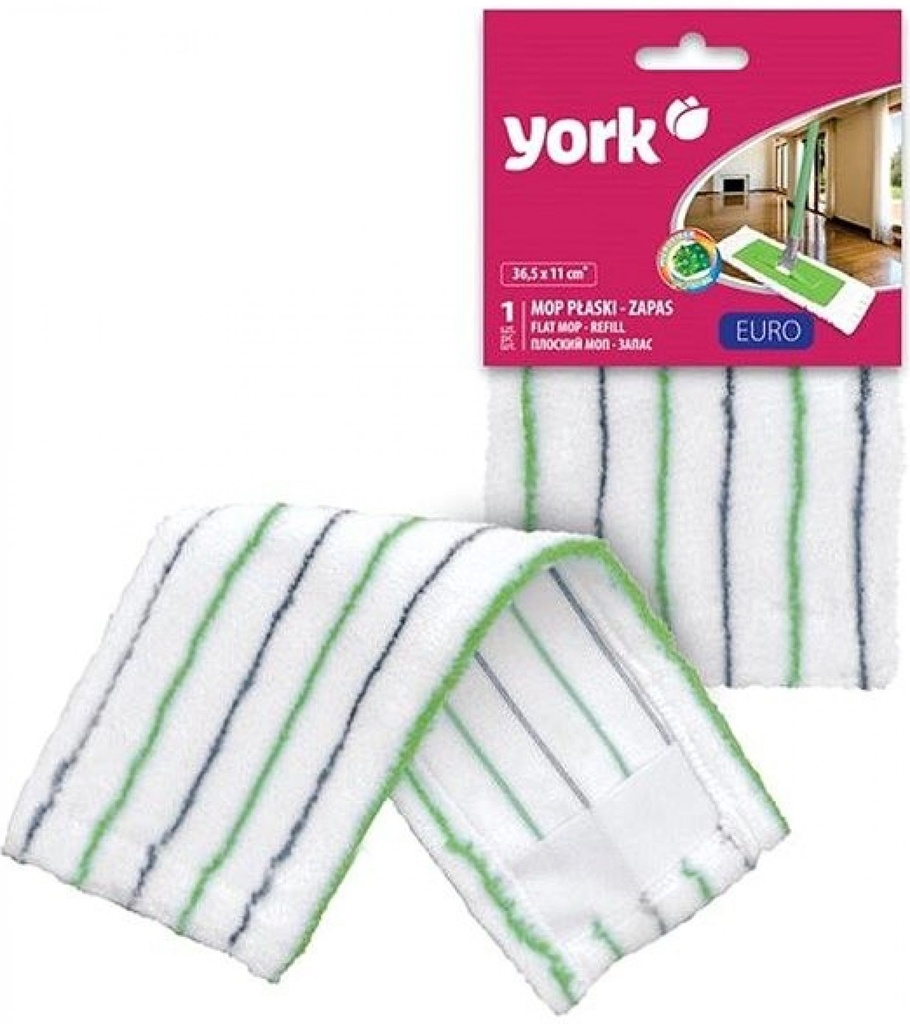 Náhrada k mopu EURO; 36,5x11 cm; mikrovlákno
