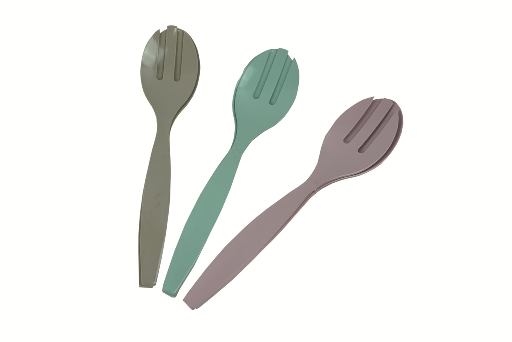 Salátový příbor; 29,5 x 6,5 x 3,5 cm; plast