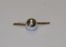 Odznak hodnost pecka malá stříbrná 