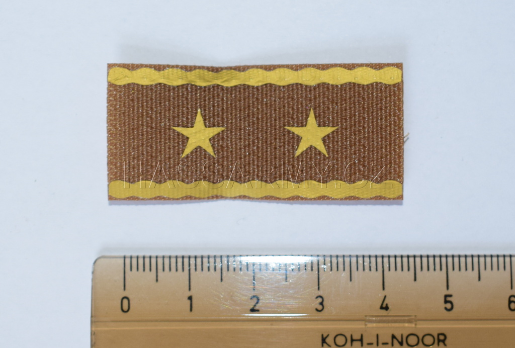 Náložka hodnostní-generálmajor (malá)