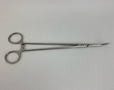 Svorka na cévy háčková zahnutá 200 mm /kocher/