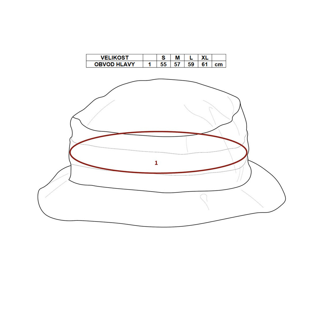 Klobouk rip-stop OPERATION CAMO