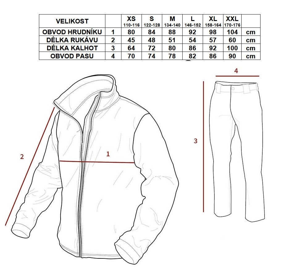 Souprava dětská kalhoty+blůza OPERATION-CAMO