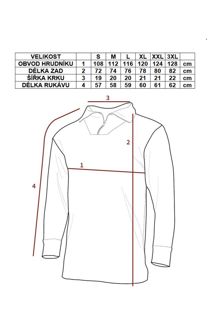 Triko taktické UBACS vz.M 95