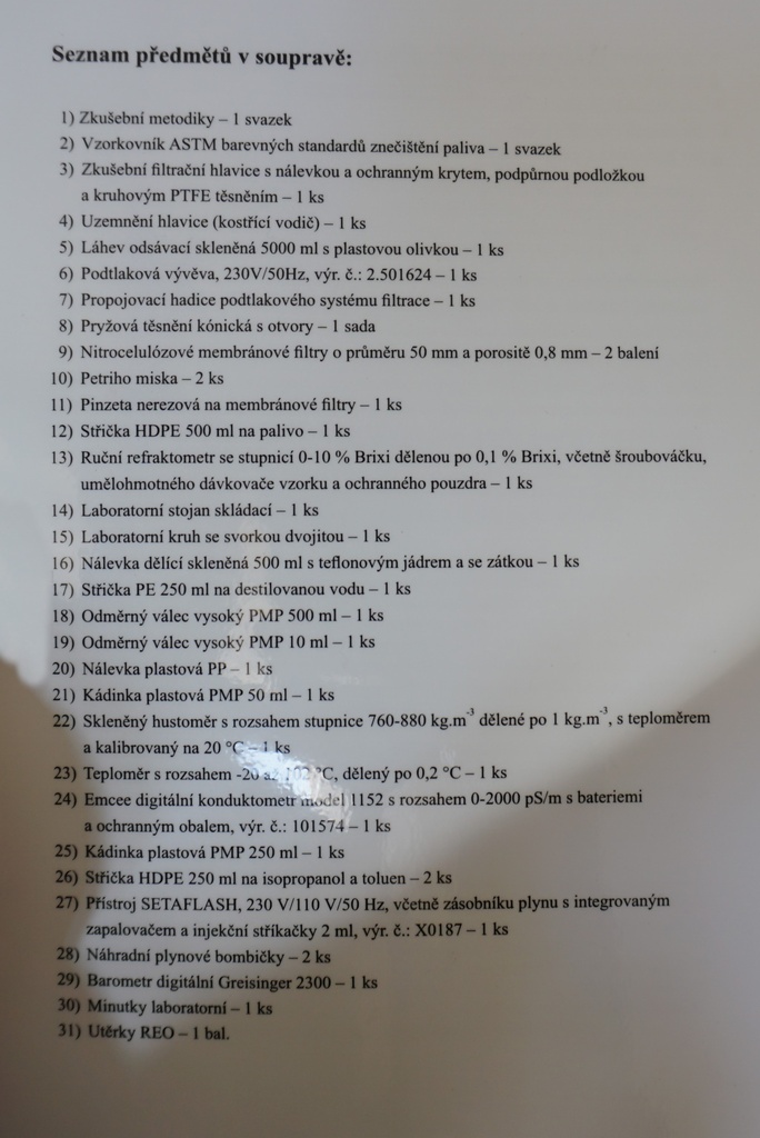 Souprava REO C-TEST/F34