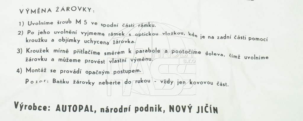 Světlomet požárnický