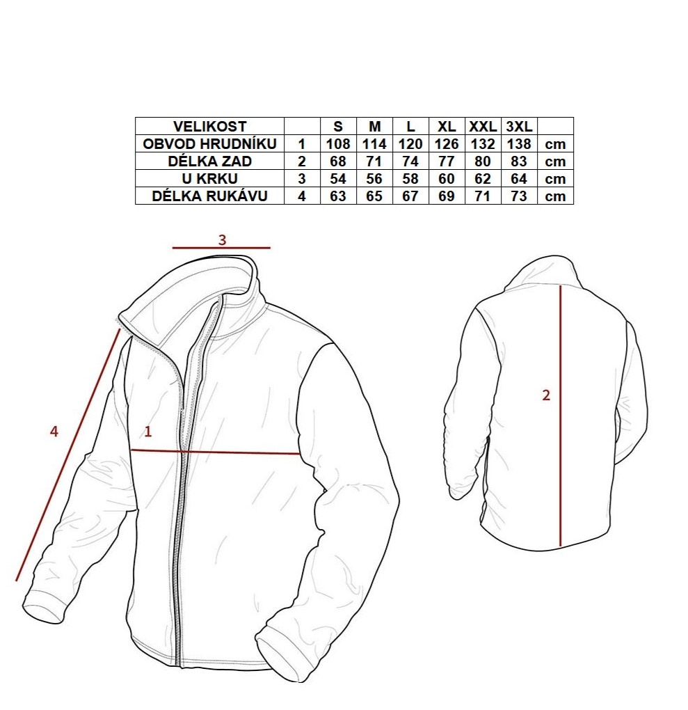 Bunda softshell "Scorpion" M 95 CZ