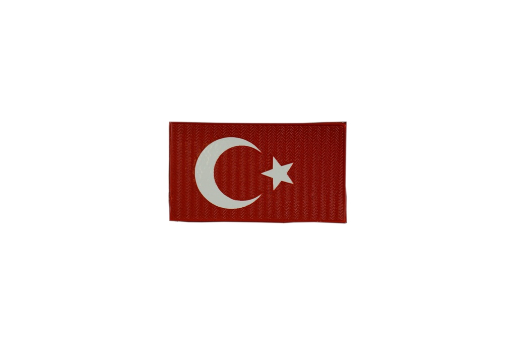 Nášivka vlajka Turecko nové zdobení VELCRO