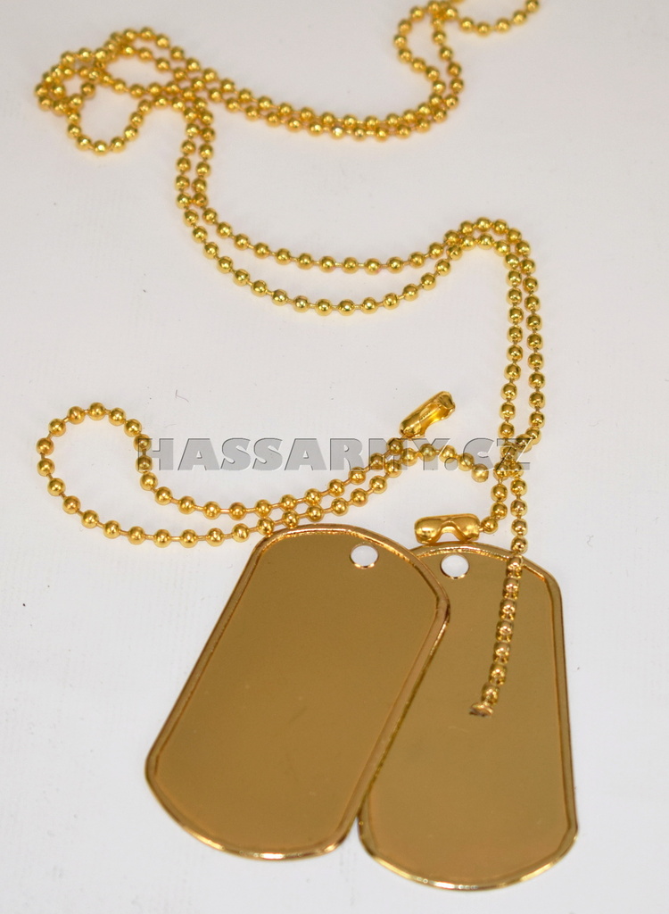 Známky identifikační  US zlaté