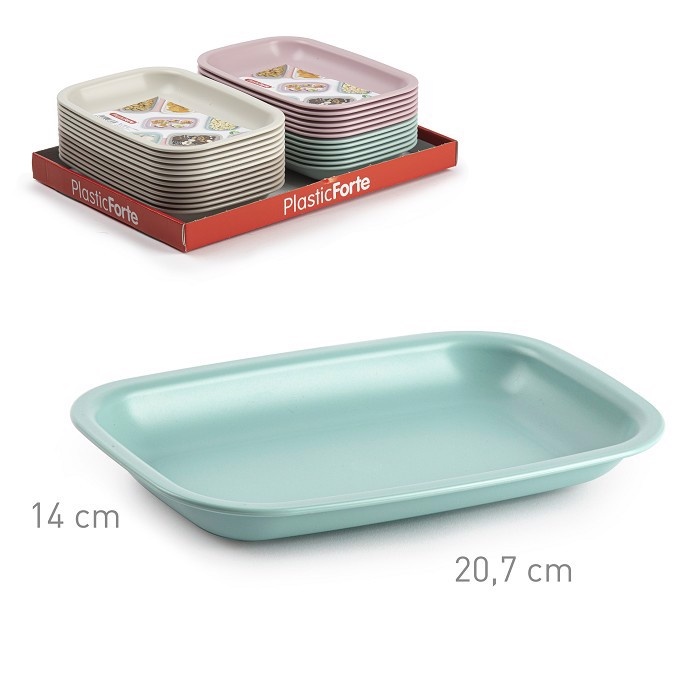 Tác Gourmet; 14 x 20,7 x 2,5 cm; plast,mix barev