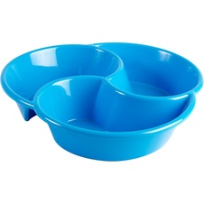 Mísa BANDEJA TRIANA dělená;  25x25x5 cm; plast; mix barev