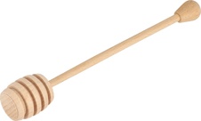 Naběračka na med; 18x3 cm; dřevo