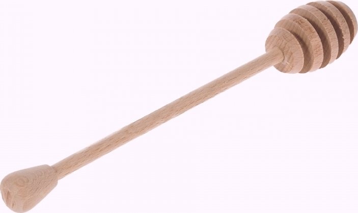 Naběračka na med; 18x3 cm; dřevo