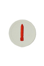 Nášivka NVA VOLKSMARINE torpedo bílá