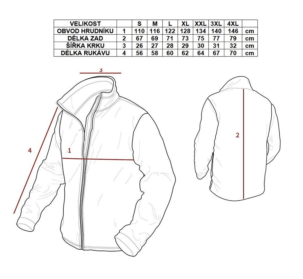 Mikina "Tactital" M95