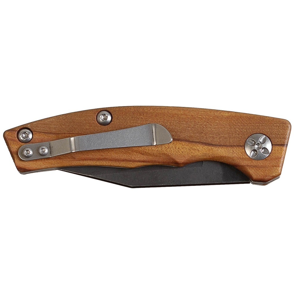 Nůž zavírací s dřevěnou rukojetí