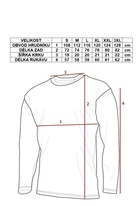 Triko dlouhý rukáv vz.95 