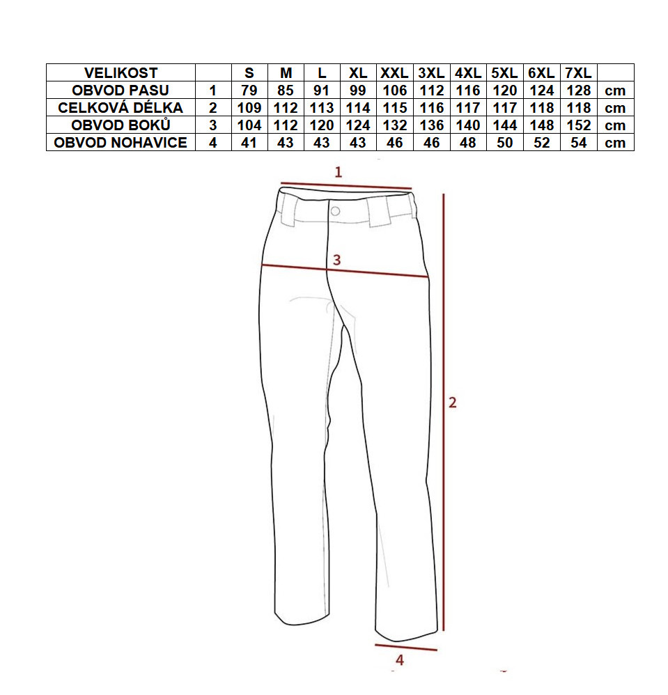 Kalhoty US BDU vz.95 CZ 