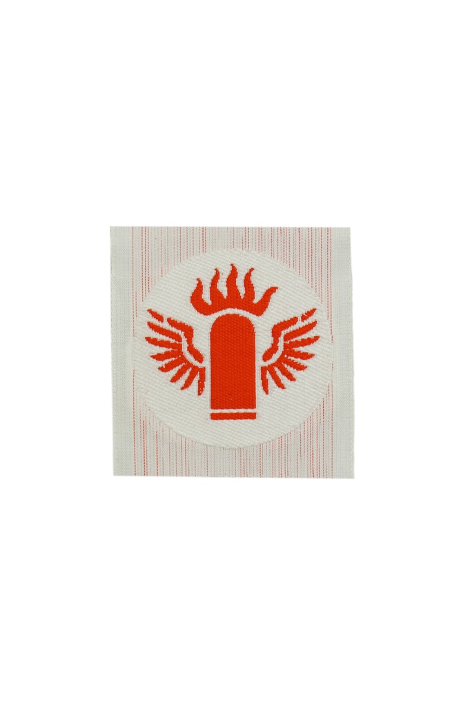 Nášivka NVA Bullet bílá