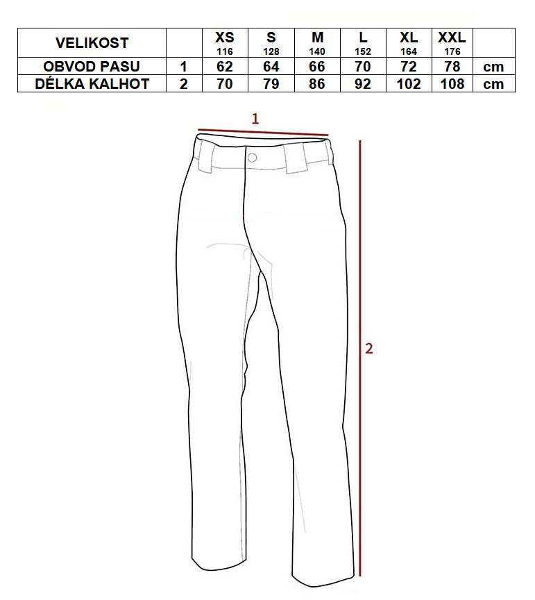 Kalhoty dětské US BDU ZIP-OFF WOODLAND