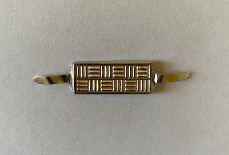 Odznak pásek hodnostní stříbrný