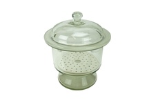 Exsikátor 22 cm se skleněným hmatníkem