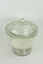 Exsikátor 27cm se skleněným hmatníkem