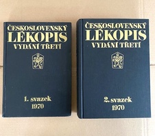 Československý lékopis 1. a 2. svazek 1970