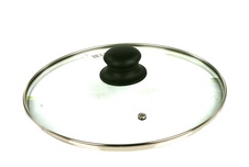 Poklice sklo; 28x7 cm; sklo, plast, kov