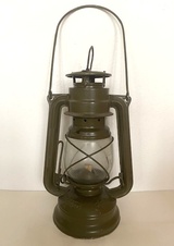 Lampa petrolejová MEVA zelená