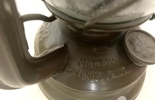 Lampa petrolejová MEVA zelená