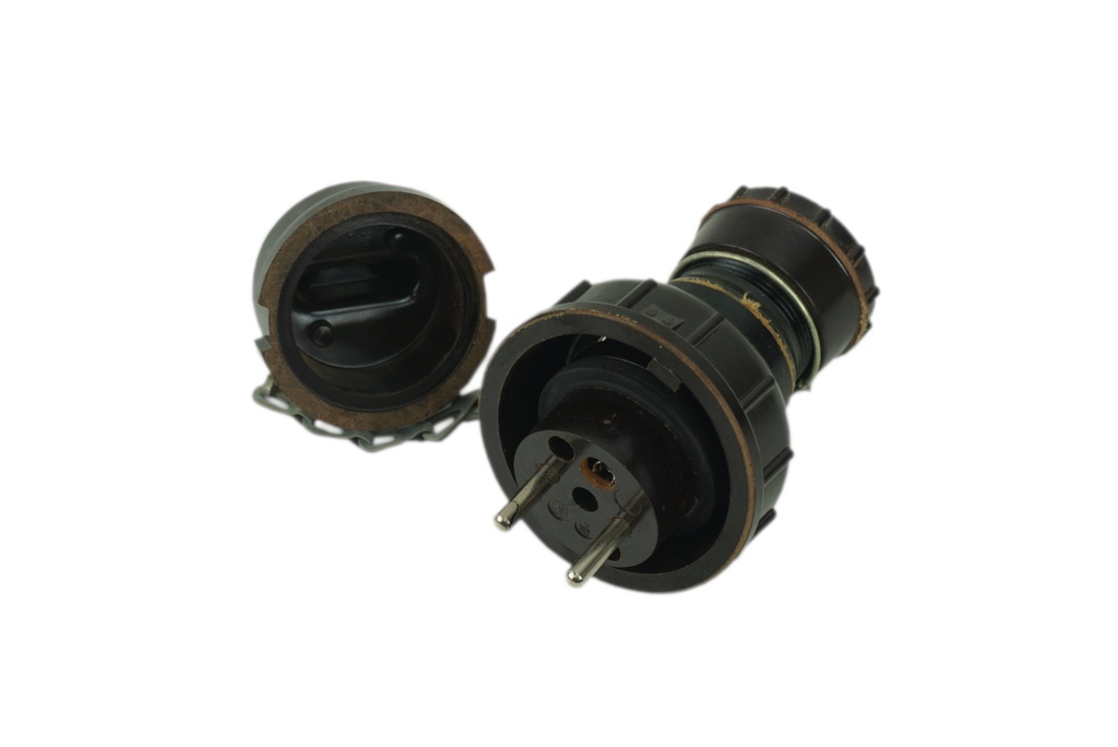 Vojenská bakelitová zástrčka