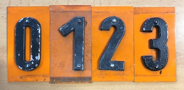 Čísla ADR sada 0 - 3