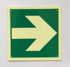 Tabulka bezpečnostní SMĚR ÚNIKU