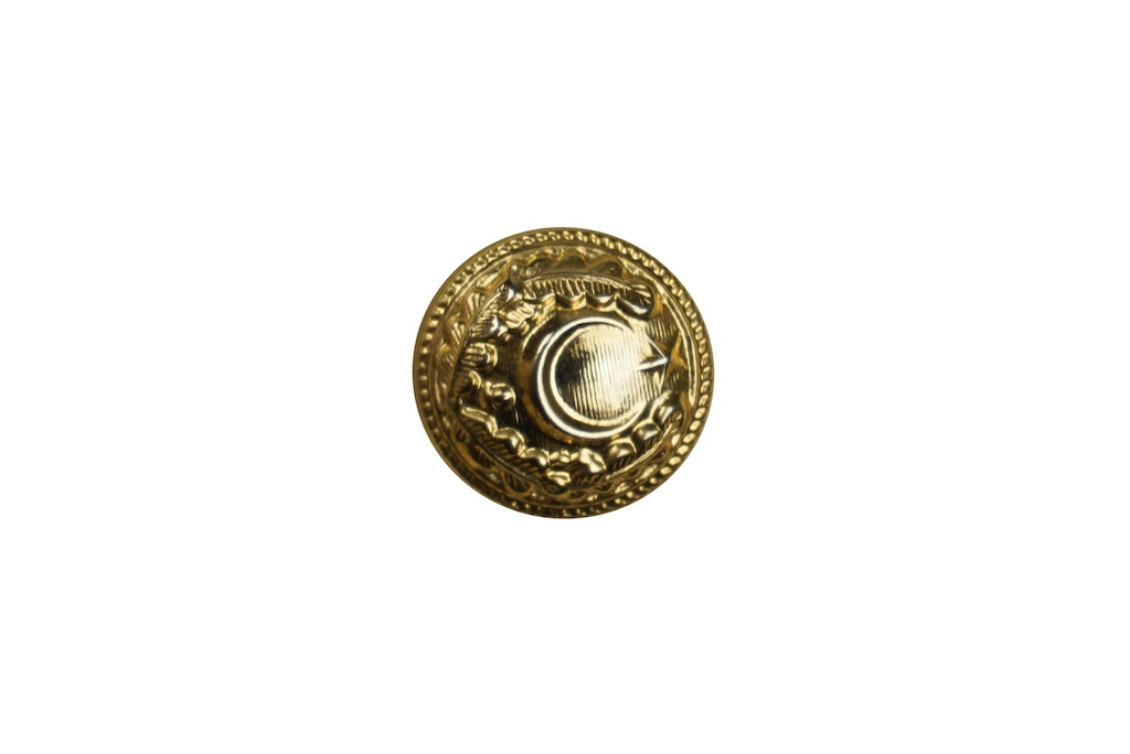 Knoflík turecký Ottoman velký zlatý