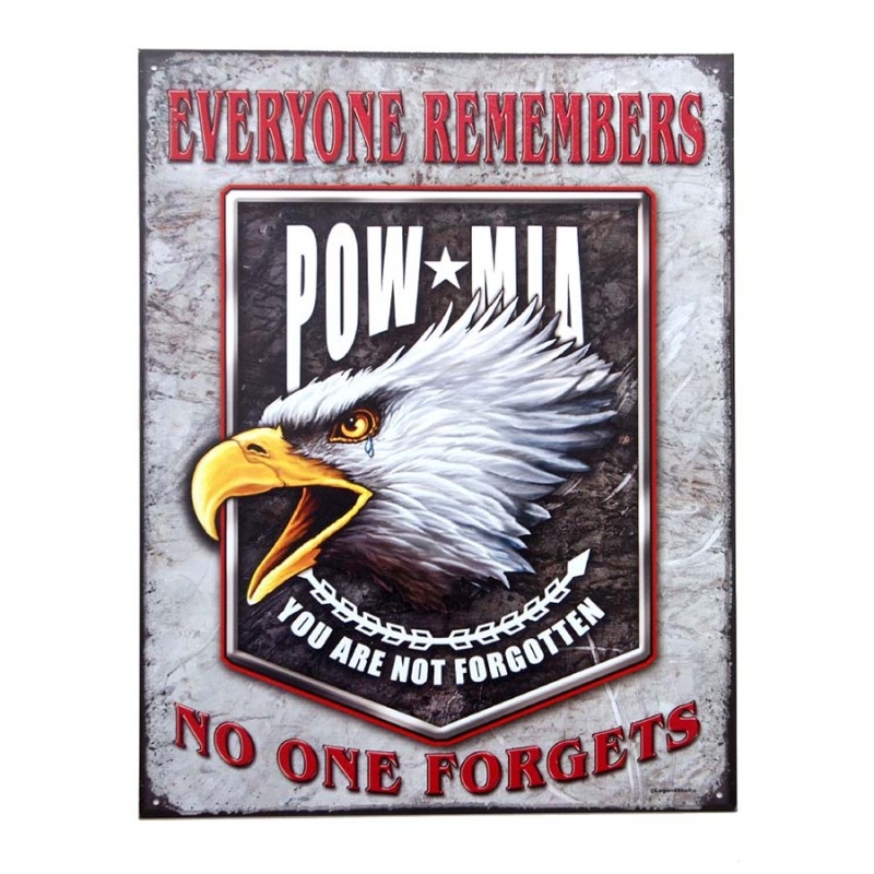 Cedule plechová POW MIA