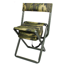 Stolička skládací s vakem QUIET CAMO WOODLAND