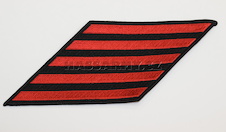 US NAVY služební pruhy-5 pruhů,černá+červená
