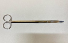 Nůžky chirurgické zahnuté 220 mm