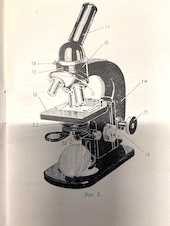 Mikroskop biologický sovětský MBD-1